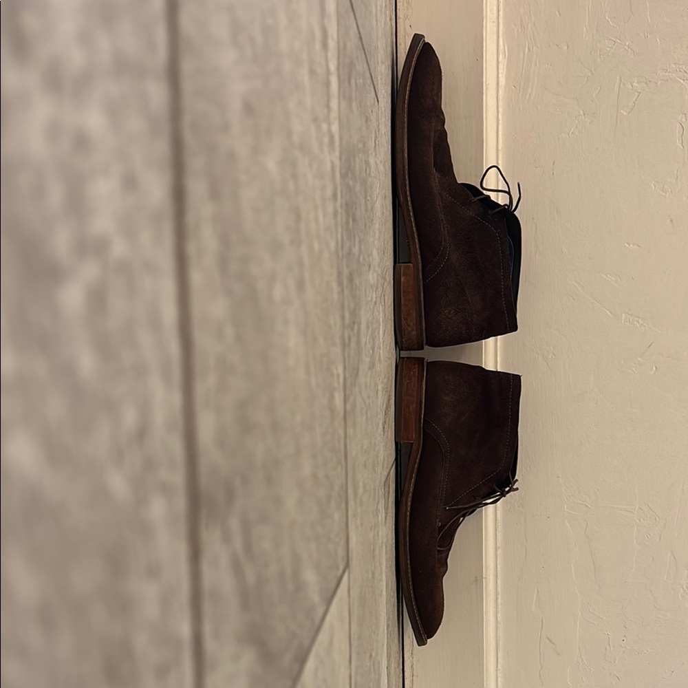 Ted Baker London Brown Suede Chukka Boots - Picture 6 of 8